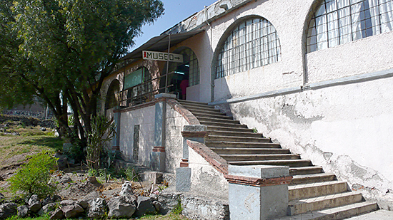 Inngangen til Museo Comunitario del Valle de Xico